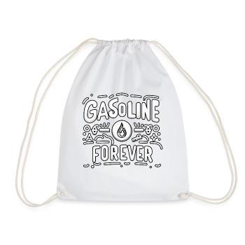 Gasoline Forever 16 - Turnbeutel - Weiß - Vorne