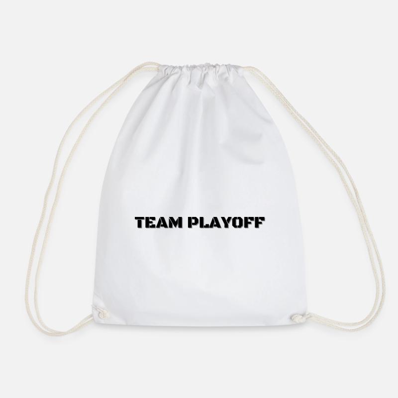 TEAM PLAYOFF - Drawstring Bag - white