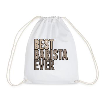 Best Barista Ever - Turnbeutel - Weiß - Vorne