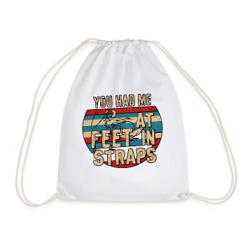 Tu m’avais à mes pieds dans des sangles 53 - Sac de sport léger - blanc - Devant