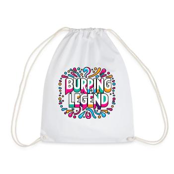 Burping Legend 12 - Drawstring Bag - white - Front