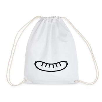 Plan de la saucisse - Sac de sport léger - blanc - Devant