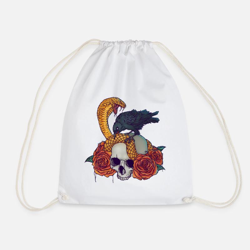 SERPENT DORÉ - Sac de sport léger - blanc