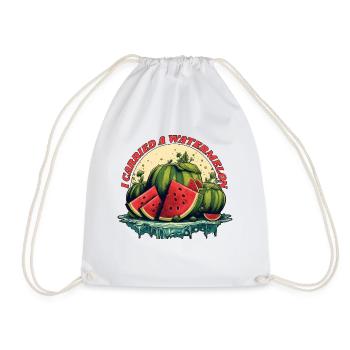 I Carried A Watermelon 18 - Turnbeutel - Weiß - Vorne