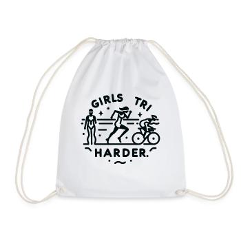 Filles Tri 10 - Sac de sport léger - blanc - Devant