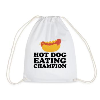 Champion mangeur de hot-dogs 10 - Sac de sport léger - blanc - Devant