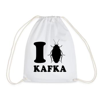 J’aime Kafka - Sac de sport léger - blanc - Devant