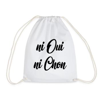 Ni oui ni chon - Sac de sport léger - blanc - Devant