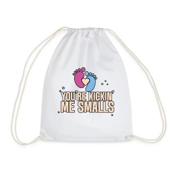 Tu me donnes des coups de pied Smalls 2 - Sac de sport léger - blanc - Devant