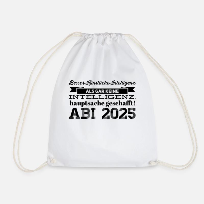 Abitur - Turnbeutel - Weiß