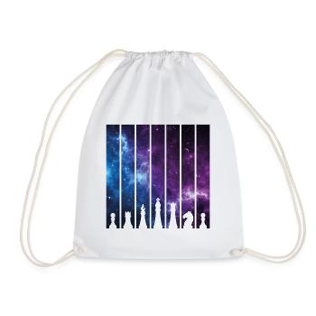 Chess - Drawstring Bag - white - Front