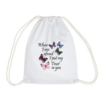 When I am afraid I put my Trust in you Cadeau - Sac de sport léger - blanc - Devant