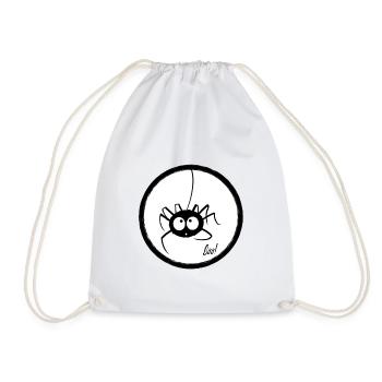 Cute spider - Drawstring Bag - white - Front