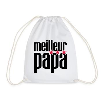 Meilleur Papa - Sac de sport léger - blanc - Devant