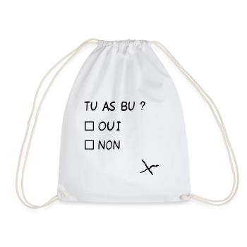 Tu as bu ? - Sac de sport léger - blanc - Devant