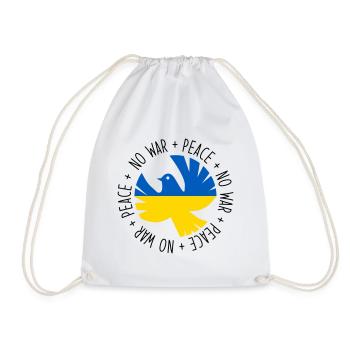 No war - kein Krieg - Drawstring Bag - white - Front