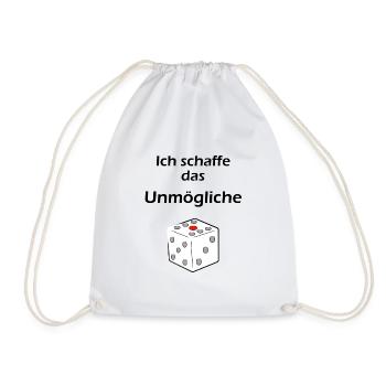 Ich schaffe das Unmögliche - Turnbeutel - Weiß - Vorne