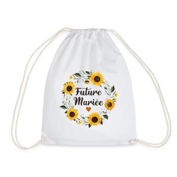 Mariage Femme EVJF Pour Femme Future Mariée - Sac de sport léger - blanc - Devant