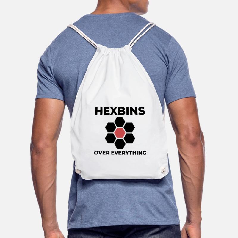 Hexbins Data Visualization GIS Mapping Spatial Drawstring Bag