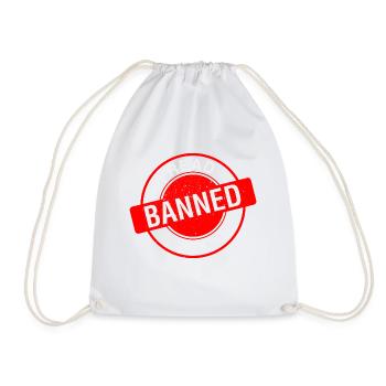 I Read Banned Books 50 - Drawstring Bag - white - Front