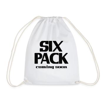 Six Pack à venir 18 - Sac de sport léger - blanc - Devant