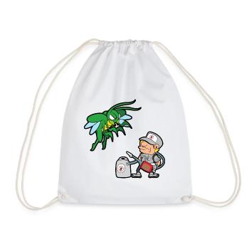 Exterminator pest control - Drawstring Bag - white - Front