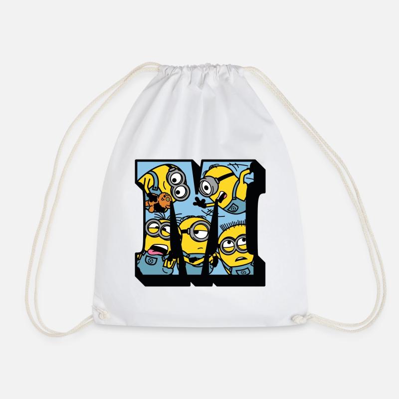 Minions College Look - Drawstring Bag - white