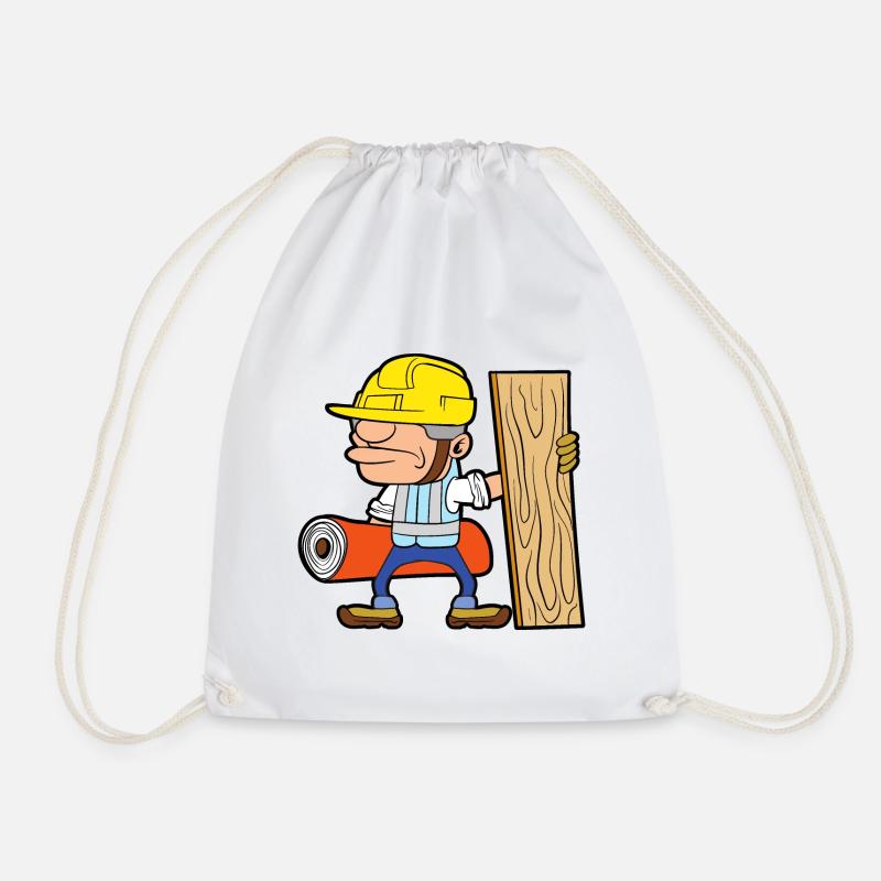 Flooring Carpet Flooring Layers Flooring - Drawstring Bag - white