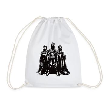 Cool design with the Three Kings - Drawstring Bag - white - Front