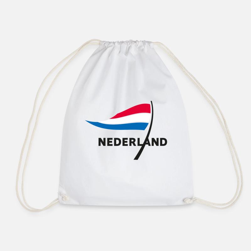 Nederland - Turnbeutel - Weiß