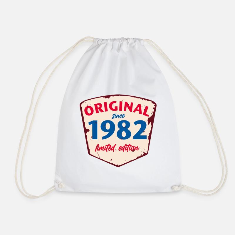 1982 Blechschild - édition citronnée - Vintage - Sac de sport léger - blanc
