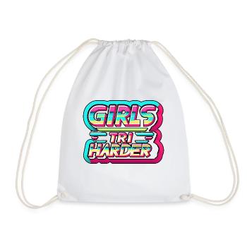 Filles Tri 9 - Sac de sport léger - blanc - Devant