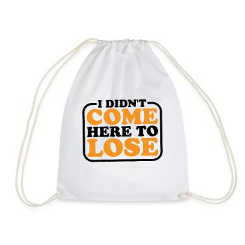 Je ne suis pas venu ici pour perdre 2 - Sac de sport léger - blanc - Devant