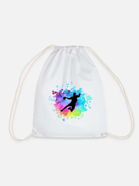 Handball Trainer Hobby Sport Geschenk Spruch - Turnbeutel - Weiß