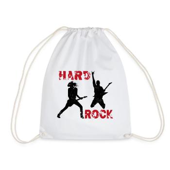 Hard Rock Gitarristen - Turnbeutel - Weiß - Vorne