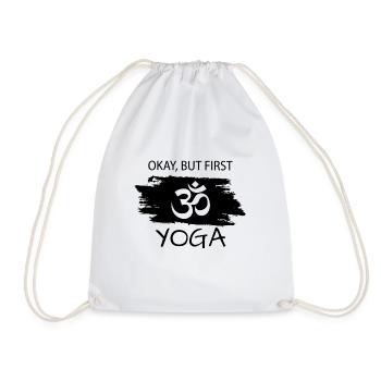 Yoga - Turnbeutel - Weiß - Vorne