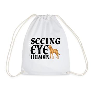 Seeing Eye Human 30 - Turnbeutel - Weiß - Vorne