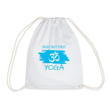 Yoga Namaste - Turnbeutel - Weiß - Vorne