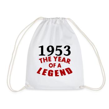 1953 the year of a legend / anniversaire 70 ans - Sac de sport léger - blanc - Devant