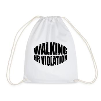 Violation de l’heure de marche 8 - Sac de sport léger - blanc - Devant