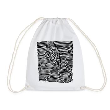 Koi carp - Drawstring Bag - white - Front