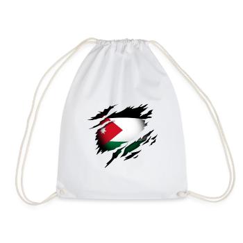 La Jordanie dans l’âme - Sac de sport léger - blanc - Devant