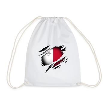 Malte dans l’âme - Sac de sport léger - blanc - Devant