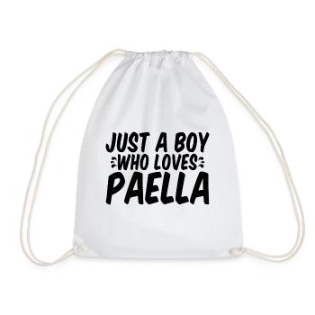 Juste un garçon qui aime la paella 3 - Sac de sport léger - blanc - Devant