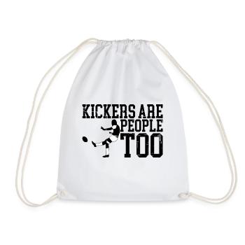 Kickers Are People Too 11 - Turnbeutel - Weiß - Vorne