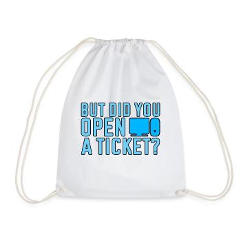 Mais avez-vous ouvert un ticket 2 - Sac de sport léger - blanc - Devant