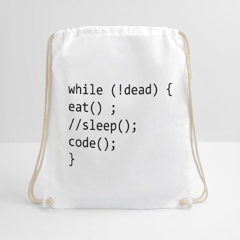 Code Admin Computer Science Nerd Programming Drawstring Bag