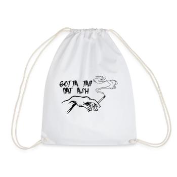 Gotta Tap Dat Ash 3 - Drawstring Bag - white - Front