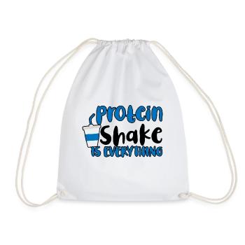 Shake protéiné est tout 2 - Sac de sport léger - blanc - Devant