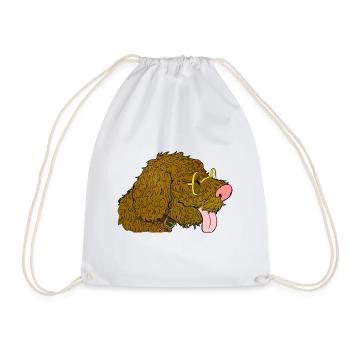 Lagotto Romagnolo Hund Wuschel - Turnbeutel - Weiß - Vorne